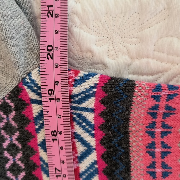 Talbots Fair Isle Cardigan Women's Sz M Multicolor Long Sleeve Button Up Sweater - Picture 7 of 11